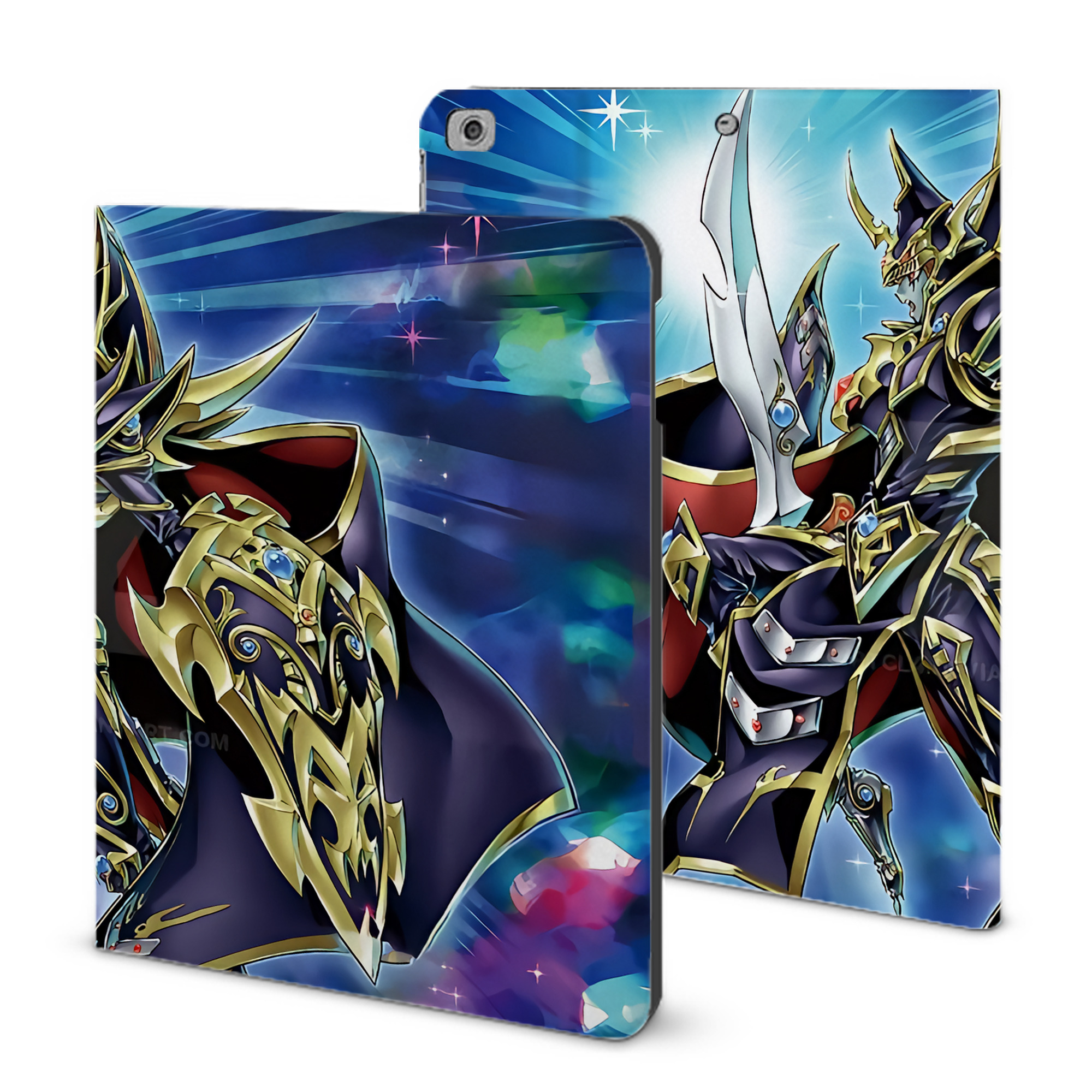 （画像用） 遊☆戯☆王 Yu-Gi-Oh! IPad ケース ブック型 PUレザー TPU 耐衝撃 軽量 薄型 ペン収納なし 全面保護 IPad 各モデル対応
